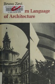 The modern language of architecture /