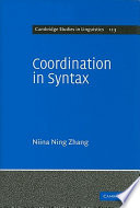 Coordination in syntax /