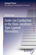 Oxide-Ion Conduction in the Dion-Jacobson-Type Layered Perovskites /