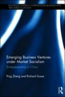 Emerging business ventures in China : entrepreneurship under market socialism /