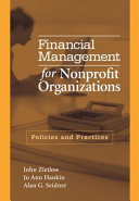 Financial management for nonprofit organizations : policies and procedures /