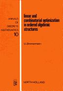 Linear and combinatorial optimization in ordered algebraic structures /