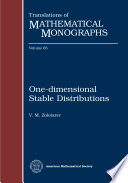 One-dimensional stable distributions /