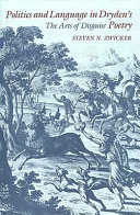 Politics and language in Dryden's poetry : the arts of disguise /