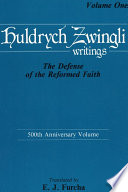 Huldrych Zwingli : writings.