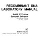 Recombinant DNA laboratory manual /